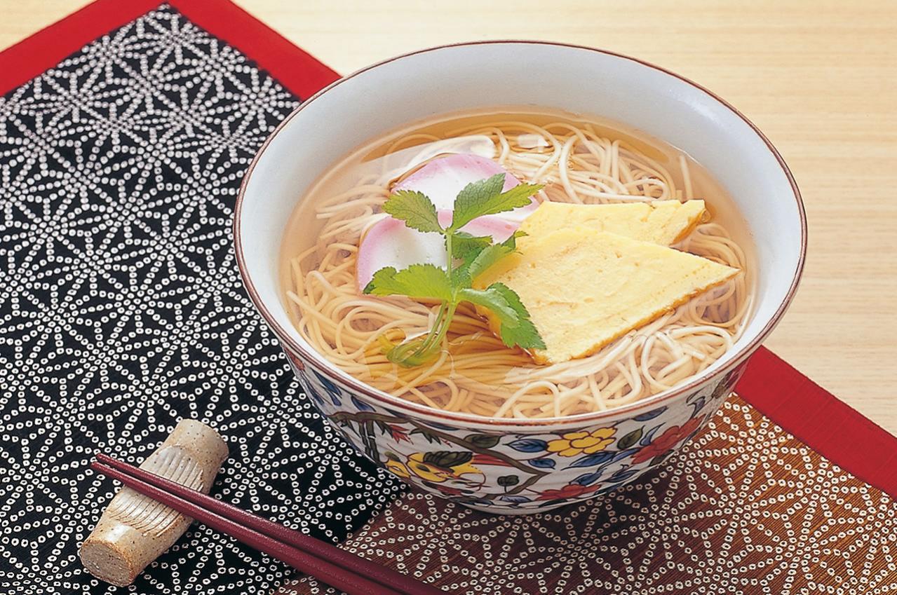 Shiroishi noodles (shiroishi umen)