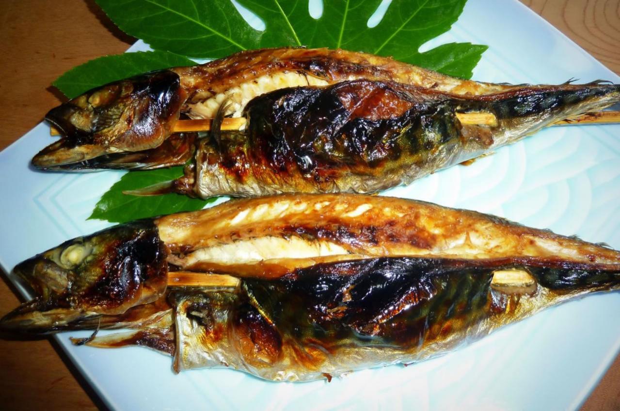 Grilled mackerel in Yunnan