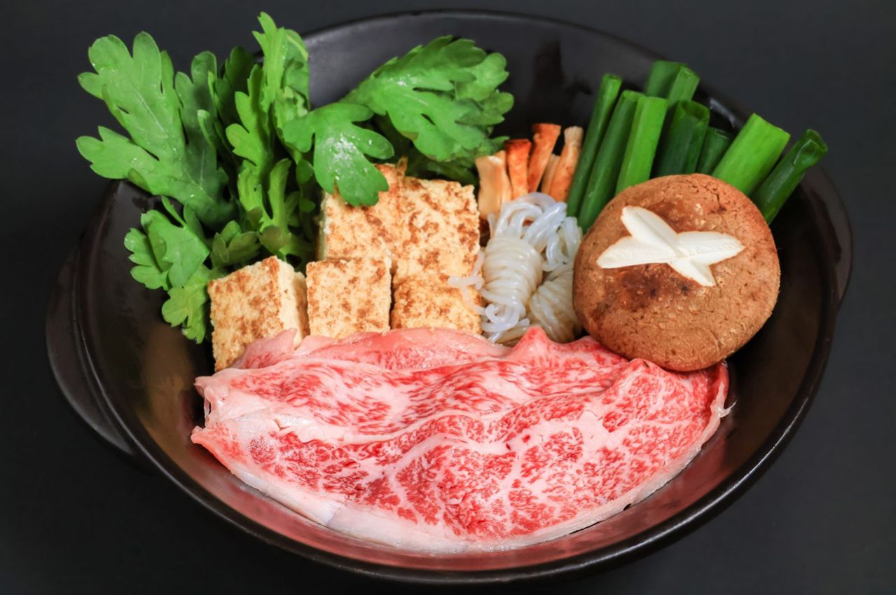 Sukiyaki au bœuf Matsusaka