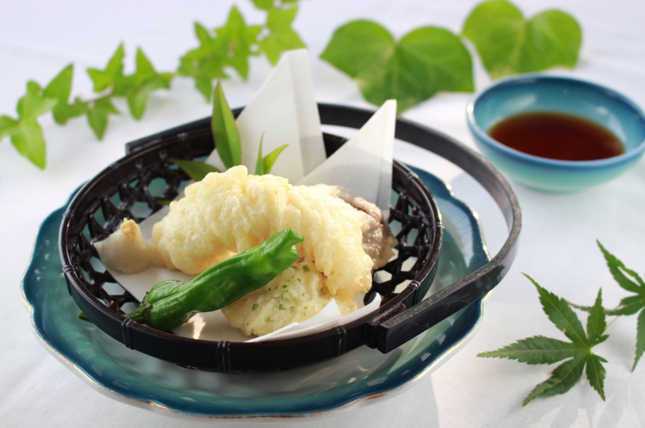 ハモ料理 (ハモ天ぷら)