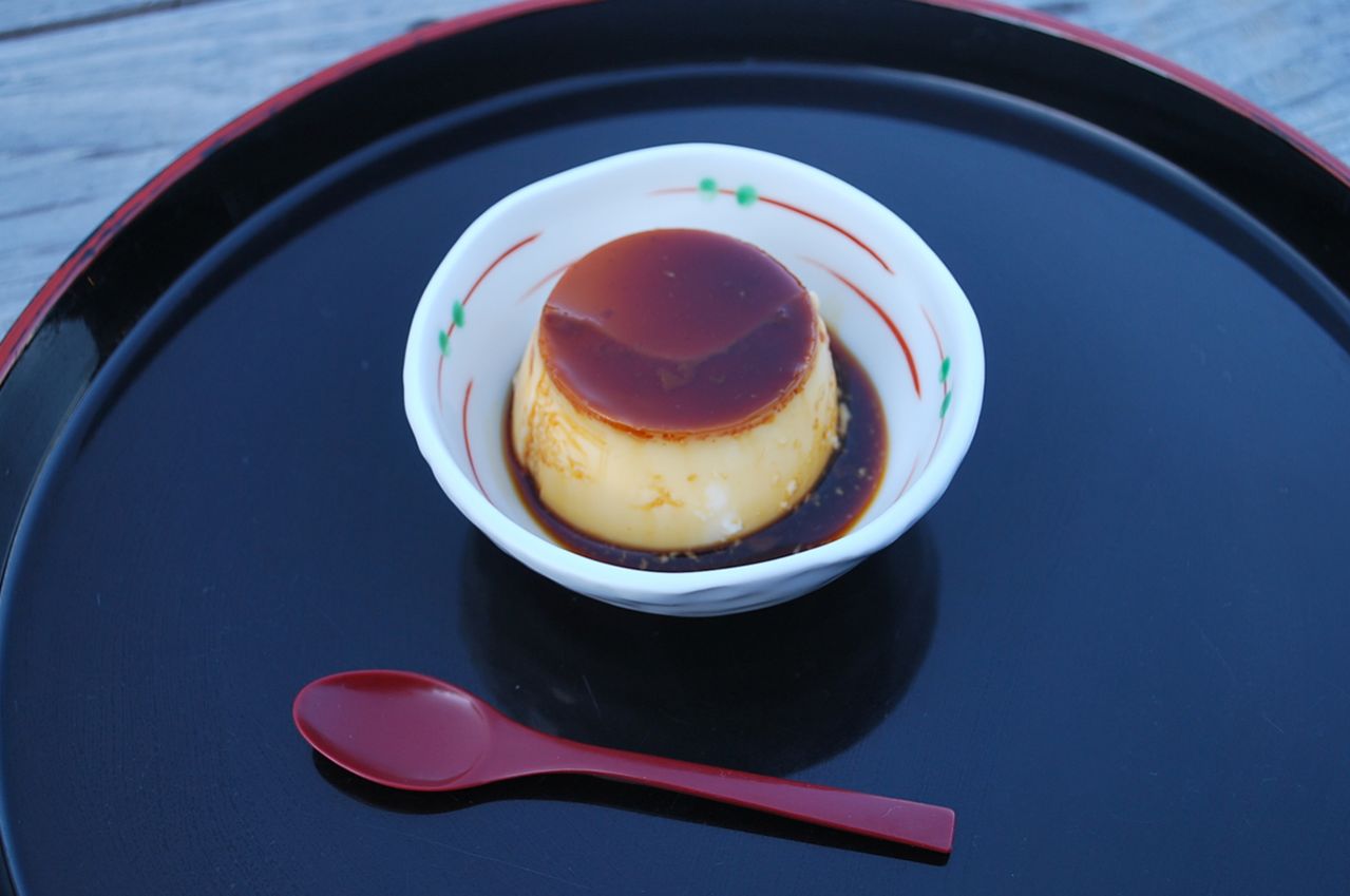 地獄蒸しプリン