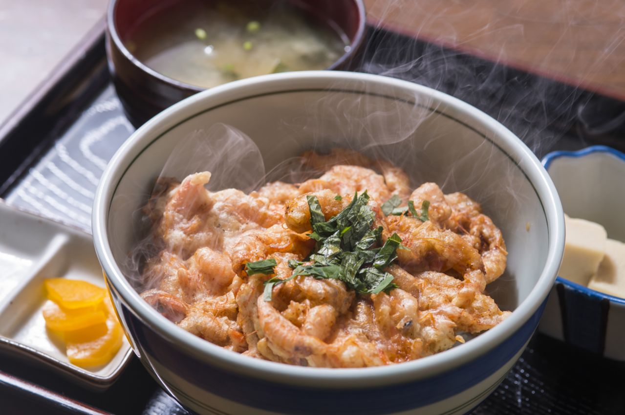 岬かき揚げ丼