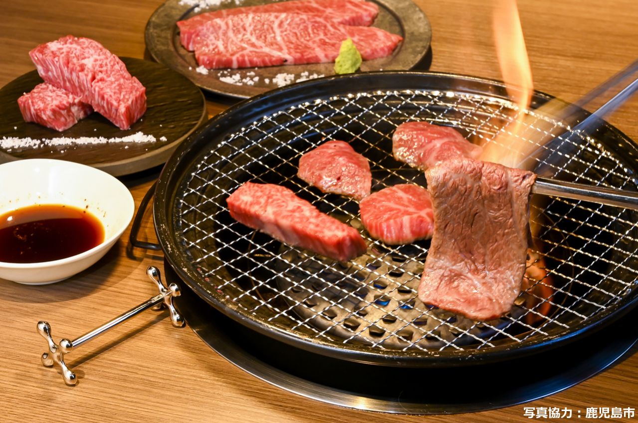 鹿児島黒牛の焼肉