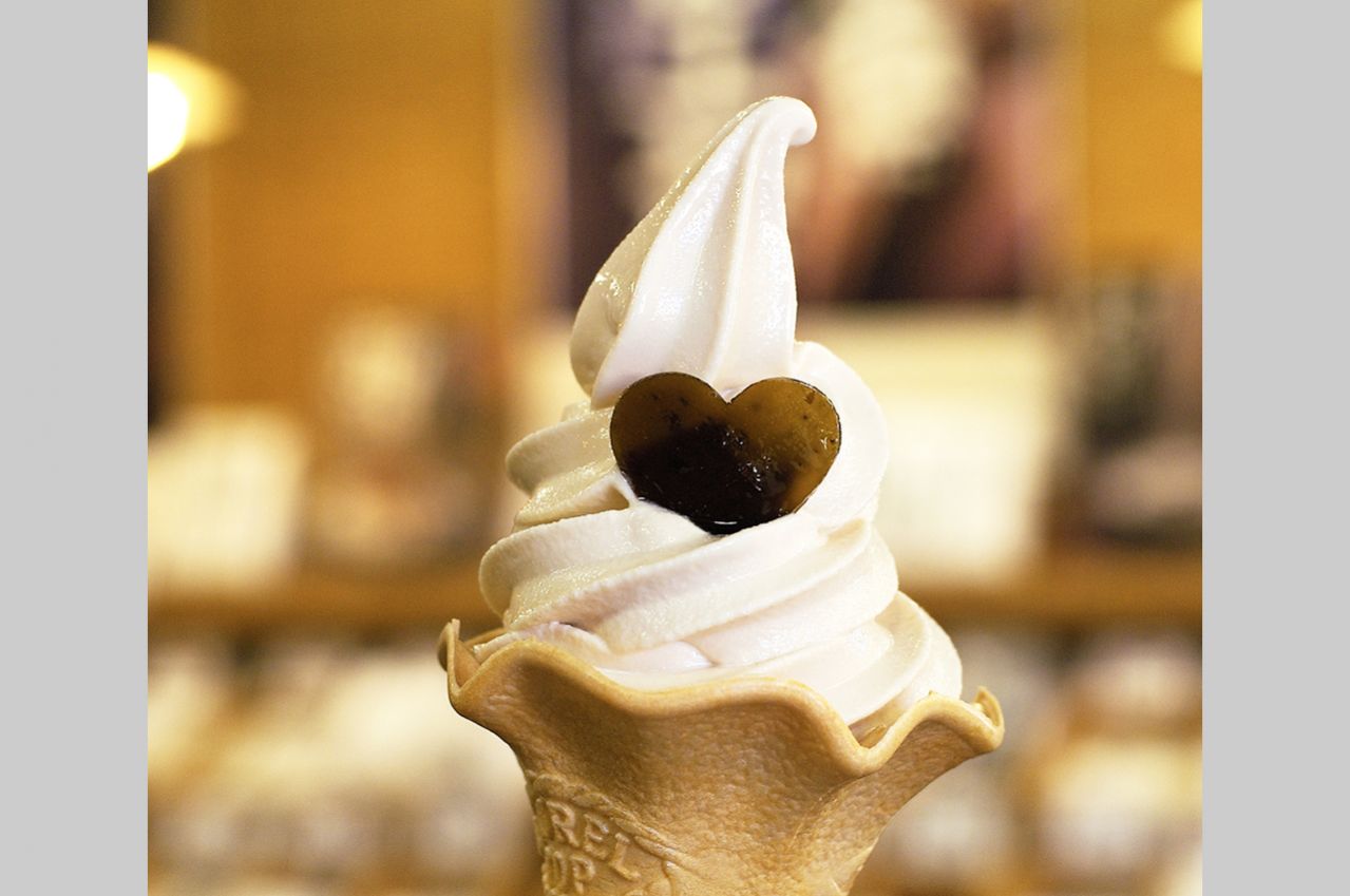 佃煮ソフトクリーム