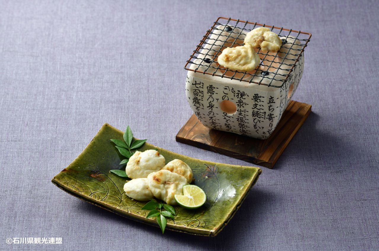  石川名物　輪島ふぐ・白子焼き