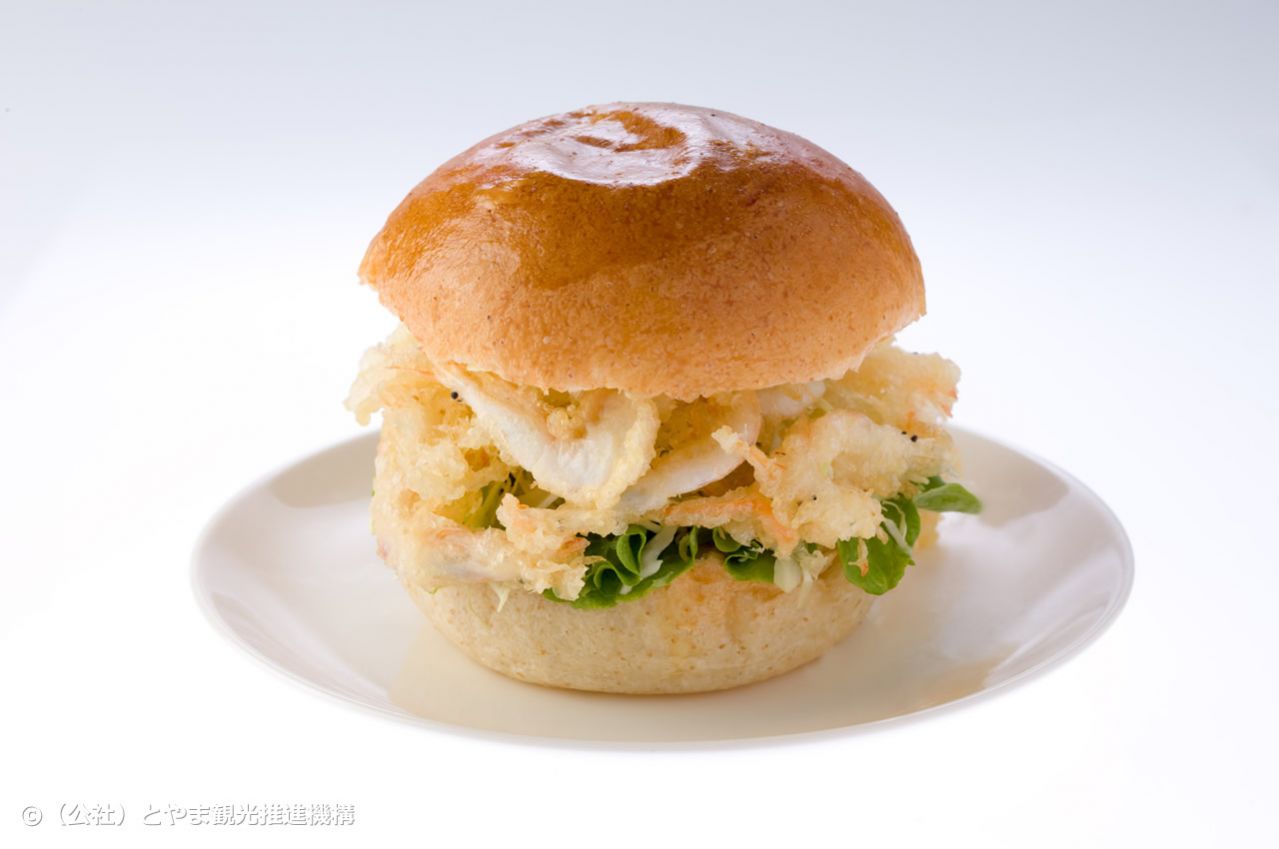 白エビバーガー