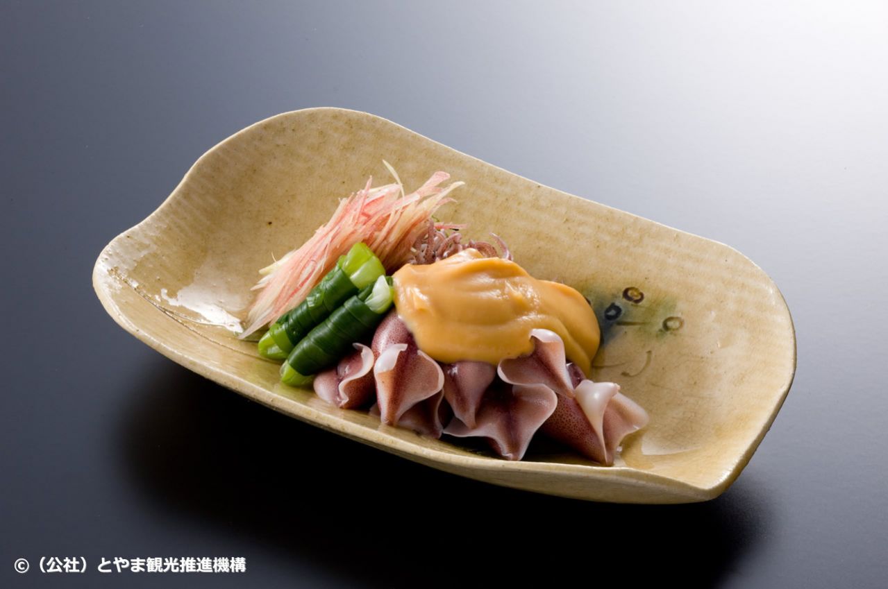 ホタルイカ酢みそあえ