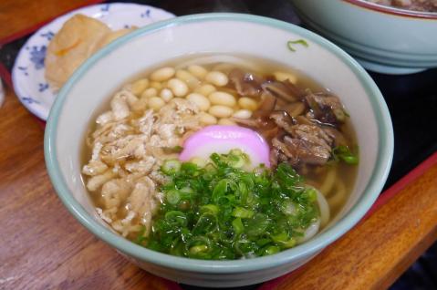 江田島名物の「大豆うどん」